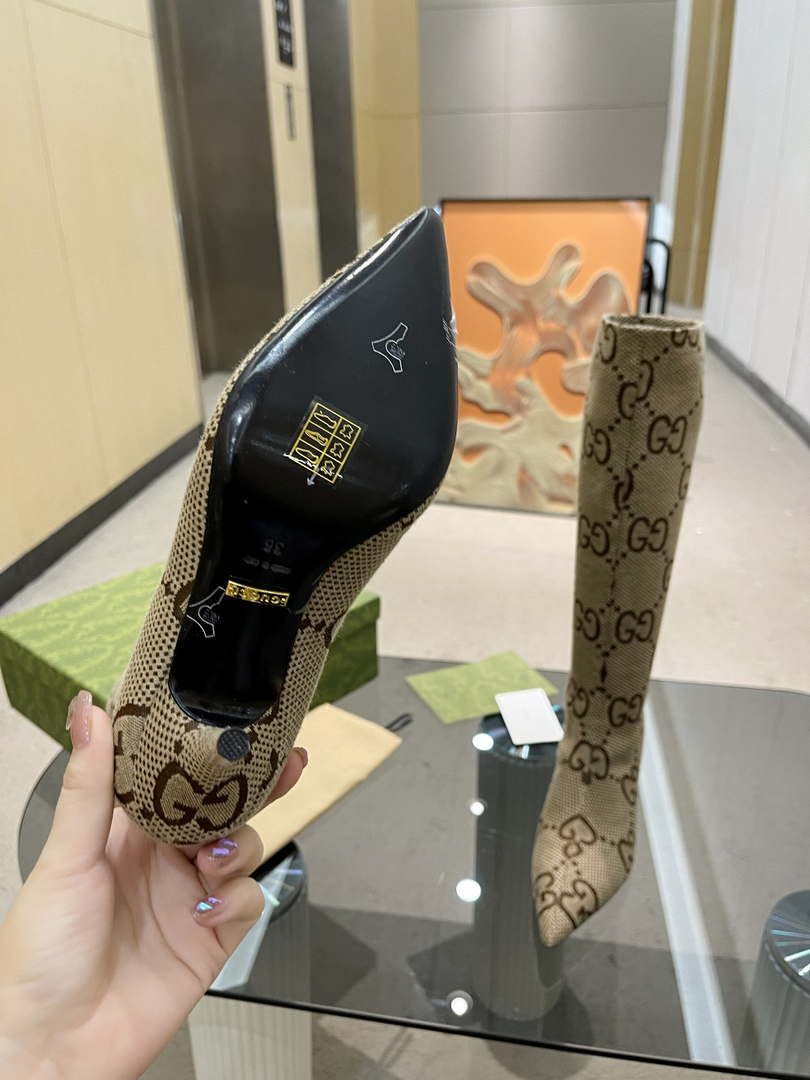 Gucci Women Shoes Style ?715584 AFE70 2341 Gucci women's knee-high boot 191525