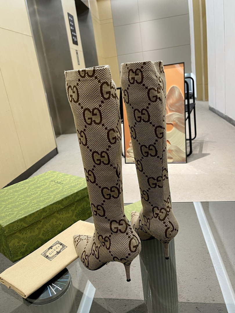 Gucci Women Shoes Style ?715584 AFE70 2341 Gucci women's knee-high boot 191525