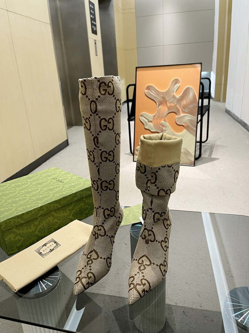 Gucci Women Shoes Style ?715584 AFE70 2341 Gucci women's knee-high boot 191525