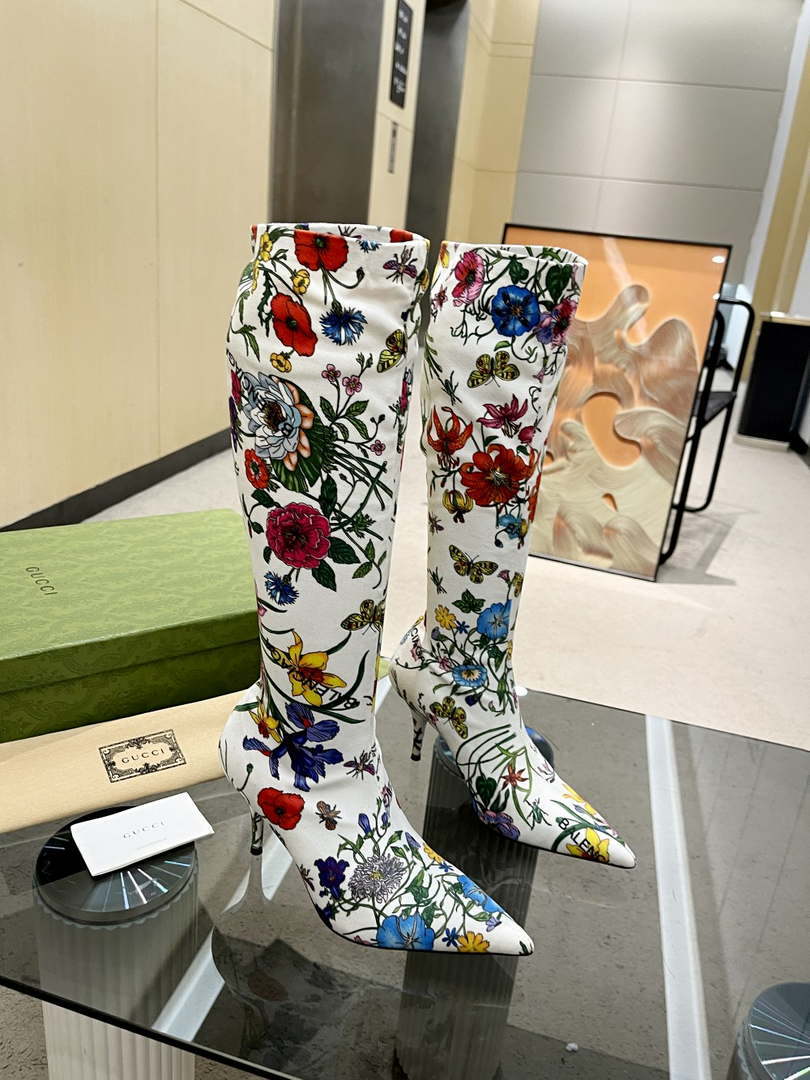 Gucci Women Shoes Style ?715584 AFE70 2341 Gucci women's knee-high boot 191526