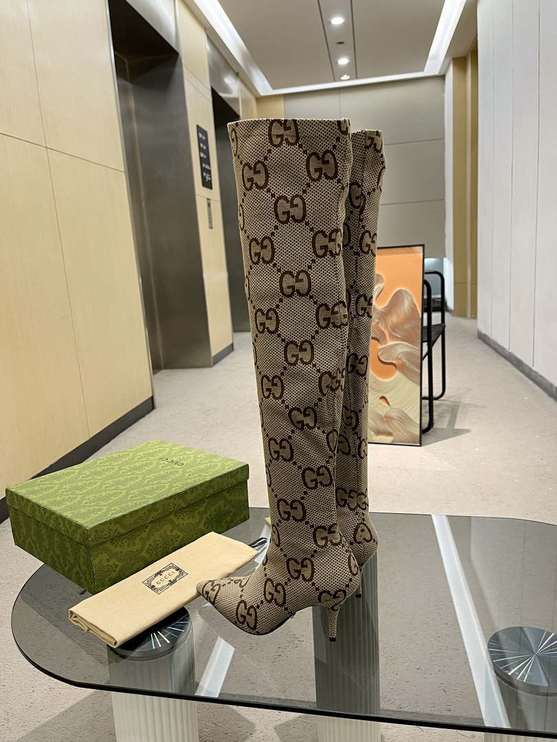 Gucci Women Shoes Style ?715584 AFE70 2341 Gucci women's knee-high boot 191528