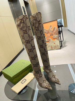 Gucci Women Shoes Style ?715584 AFE70 2341 Gucci women's knee-high boot 191528 - 34 - View 1