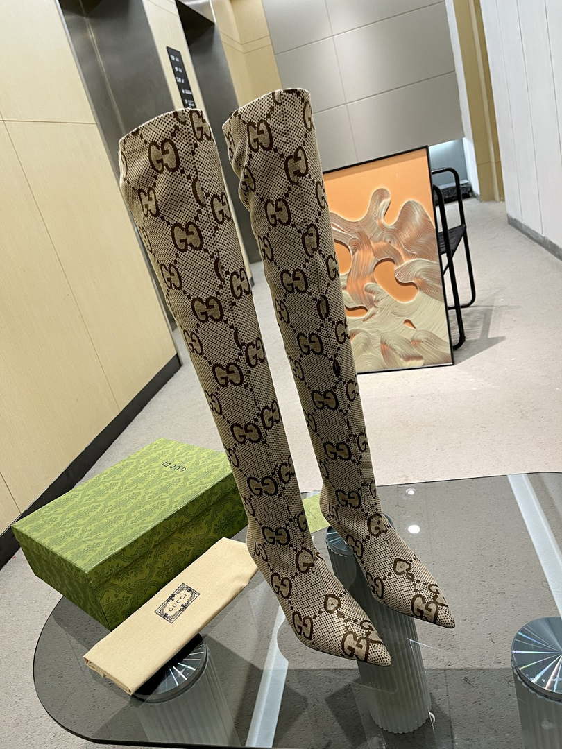 Gucci Women Shoes Style ?715584 AFE70 2341 Gucci women's knee-high boot 191528