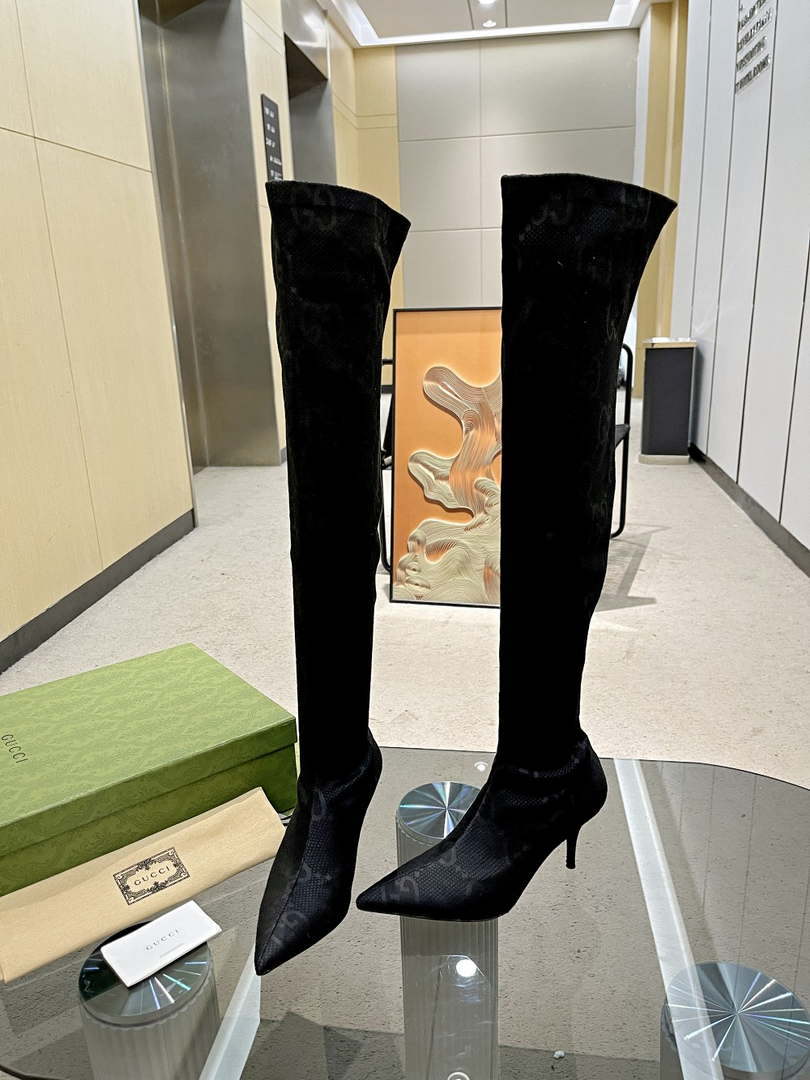 Gucci Women Shoes Style ?715584 AFE70 2341 Gucci women's knee-high boot 191530