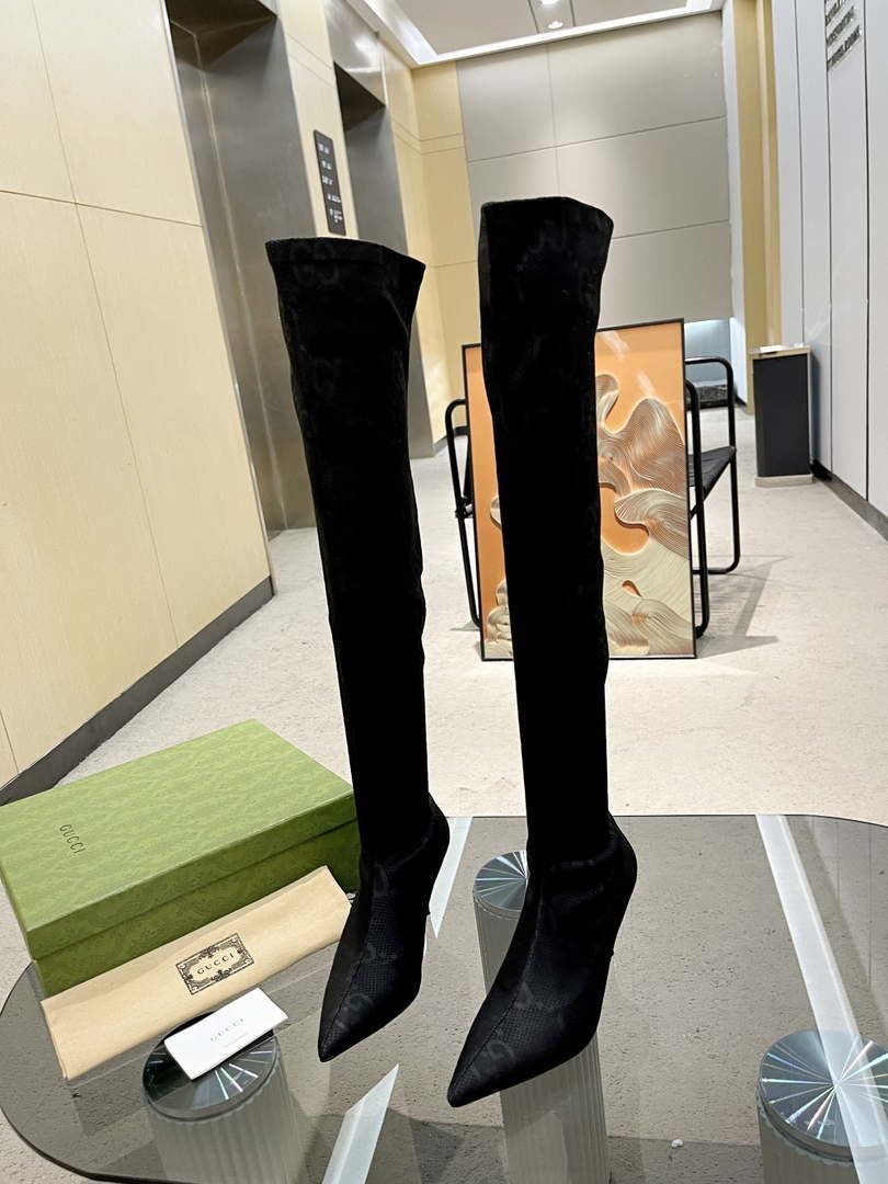 Gucci Women Shoes Style ?715584 AFE70 2341 Gucci women's knee-high boot 191530