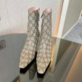 Gucci Women Shoes Style ?718378 FAAQP 1008 Women's GG knit ankle boots 193607 - 35 - View 1