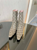 Gucci Women Shoes Style ?718378 FAAQP 1008 Women's GG knit ankle boots 193607