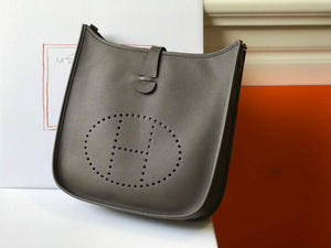 Hermes Evelyne III 29 bag Designer Hermes Shoulder Bag 203870 Dark Grey - Default Title - View 1