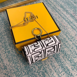 FENDI 6801 Monogram Casual Style Street Style Collaboration 2WAY Chain Bag - Default Title - View 3