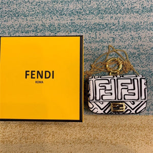 FENDI 6801 Monogram Casual Style Street Style Collaboration 2WAY Chain Bag - Default Title - View 8