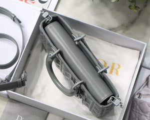 Dior M0540 Lady D-joy Bag Grey Cannage Calfskin - Default Title - View 8