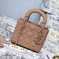 Dior M0505 Mini Dior Lady Bag Cannage lambskin Tan - Default Title - View 1
