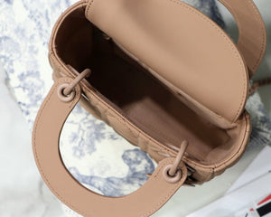 Dior M0505 Mini Dior Lady Bag Cannage lambskin Tan - Default Title - View 8