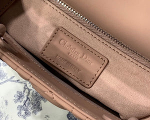 Dior M0505 Mini Dior Lady Bag Cannage lambskin Tan - Default Title - View 9