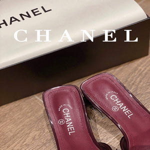 Chanel Women's Sandals Chanel Slippers Lambskin Heel 45mm C90180 - 35 - View 8