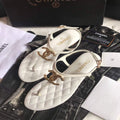 Chanel Women's Sandals Chanel Slippers Lambskin C90182 - 35 - View 1