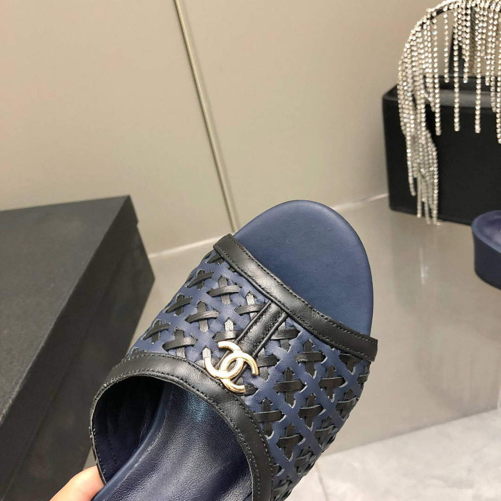 Chanel Women's Sandals Chanel Slippers Lambskin C90185