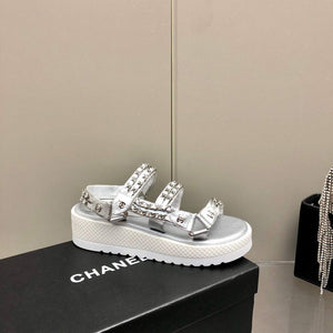 Chanel Women's Sandals Chanel Slippers Lambskin C90188 - 35 - View 5