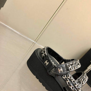 Chanel Women's Sandals Chanel Slippers Lambskin C90190 - 35 - View 8
