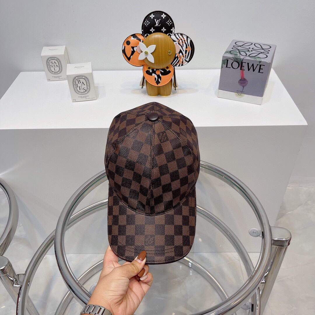 LV L60011 Louis Vuitton Hats Designer LV Cap Sun Hat Damier Ebene