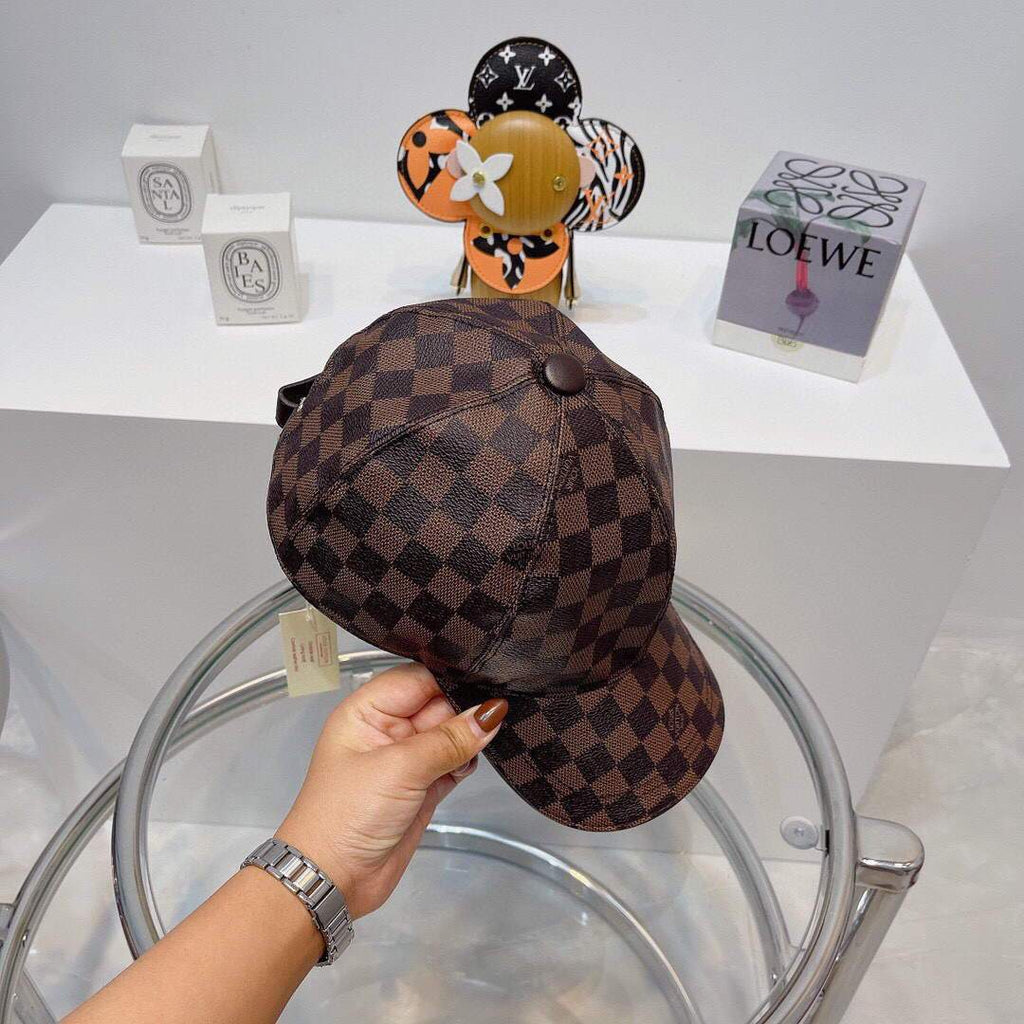LV L60011 Louis Vuitton Hats Designer LV Cap Sun Hat Damier Ebene