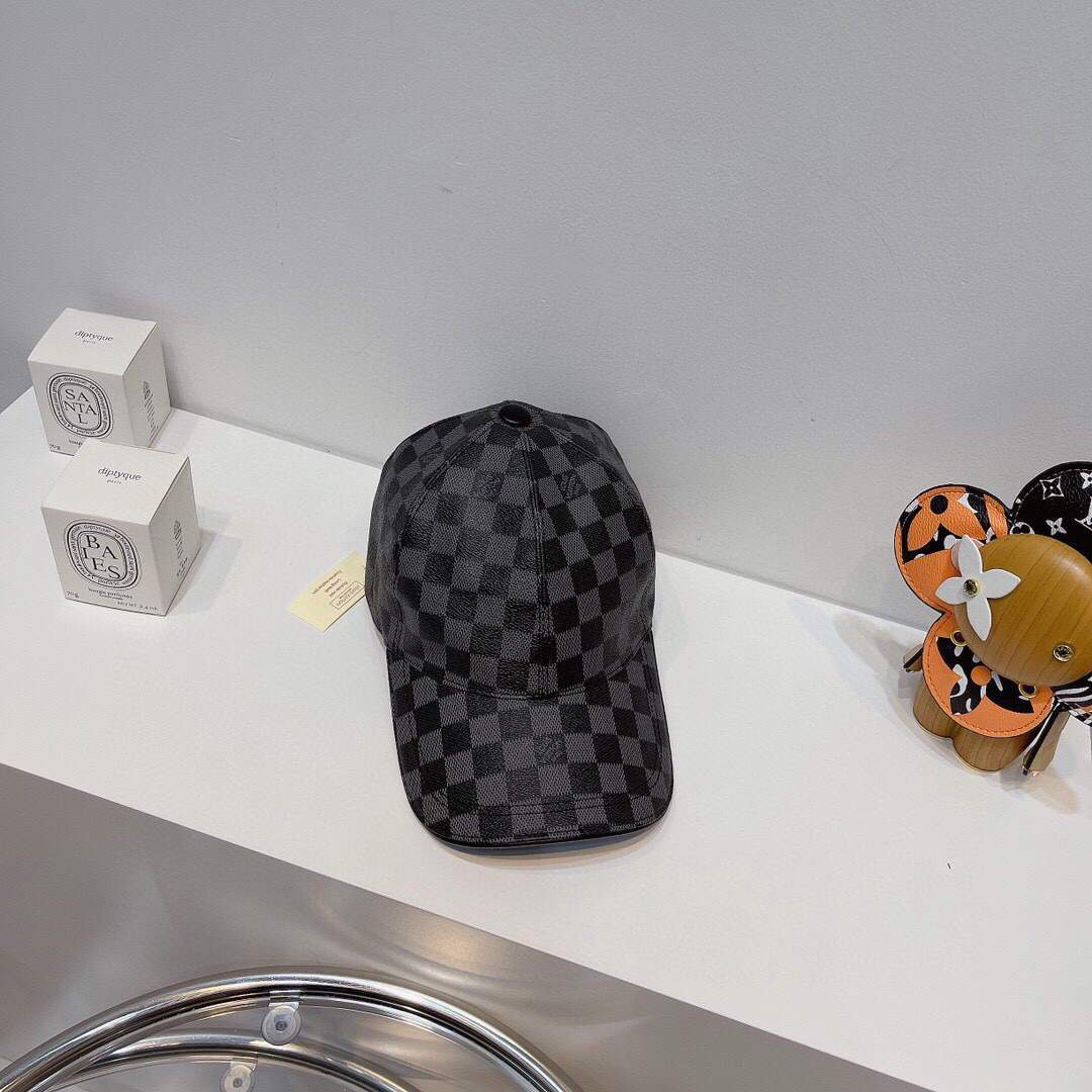 LV L60012 Louis Vuitton Hats Designer LV Cap Sun Hat Black