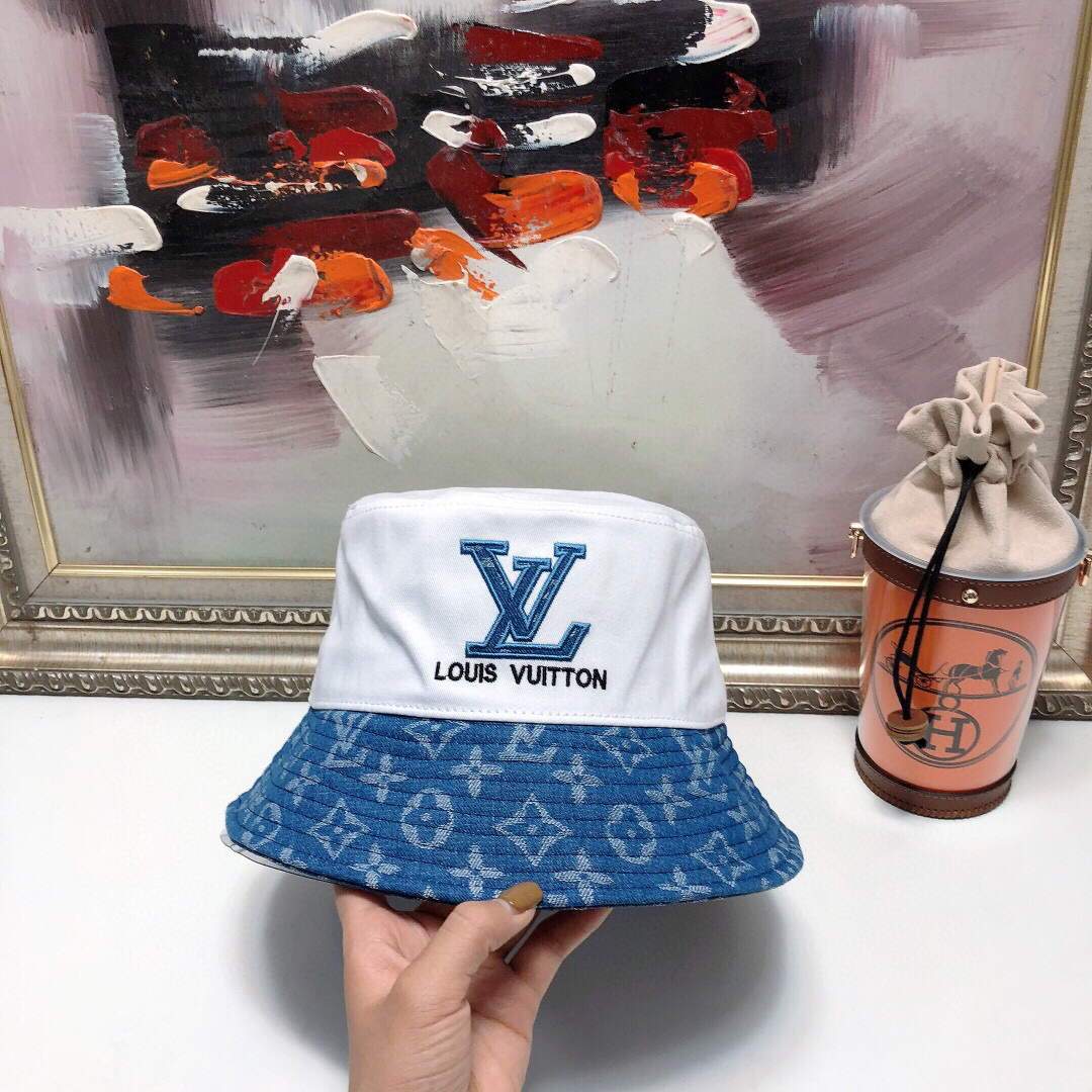LV L60014 Louis Vuitton Hats Designer LV Cap Sun Hat Black