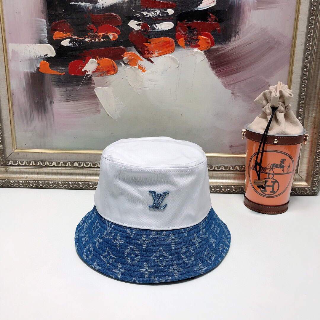 LV L60014 Louis Vuitton Hats Designer LV Cap Sun Hat Black