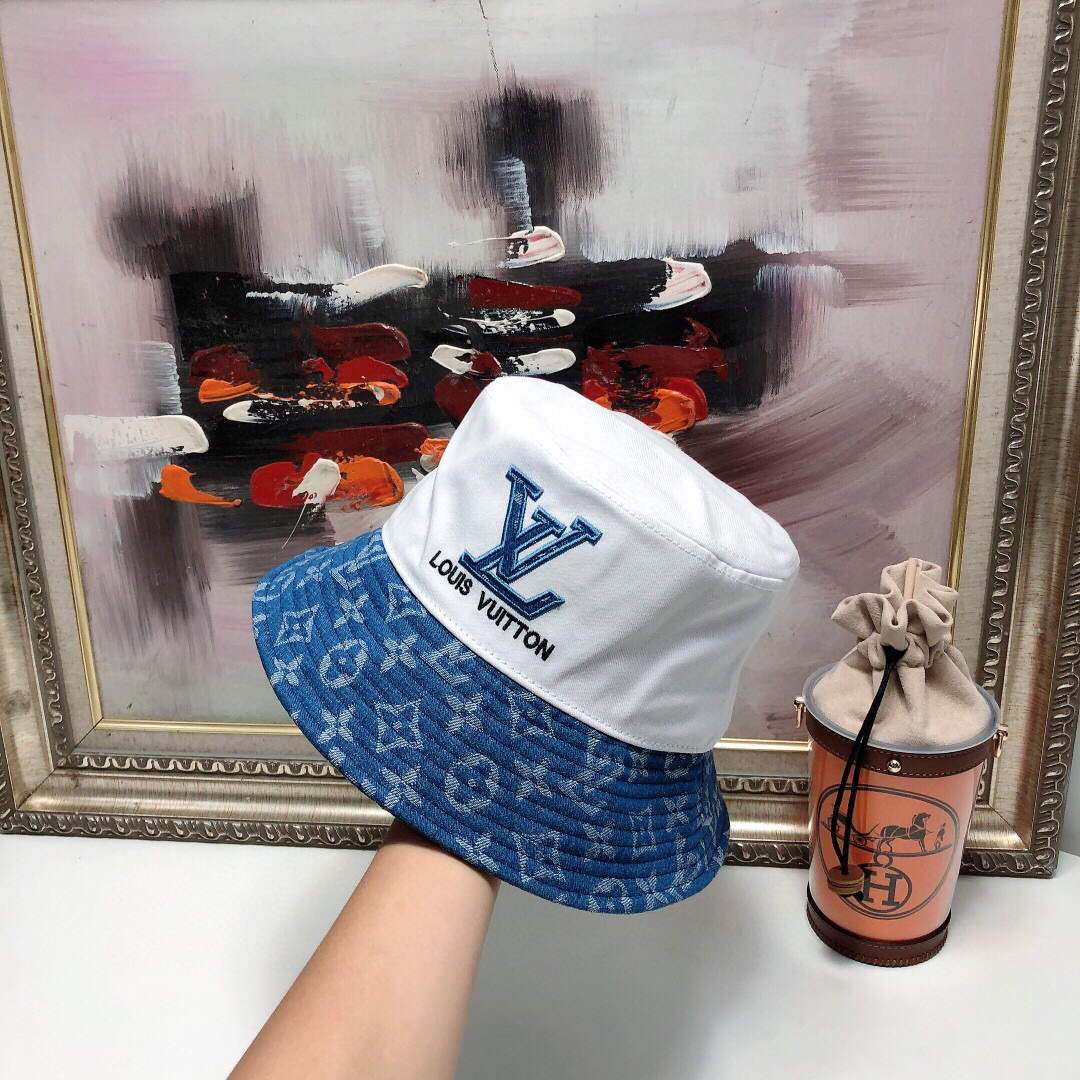 LV L60014 Louis Vuitton Hats Designer LV Cap Sun Hat Black