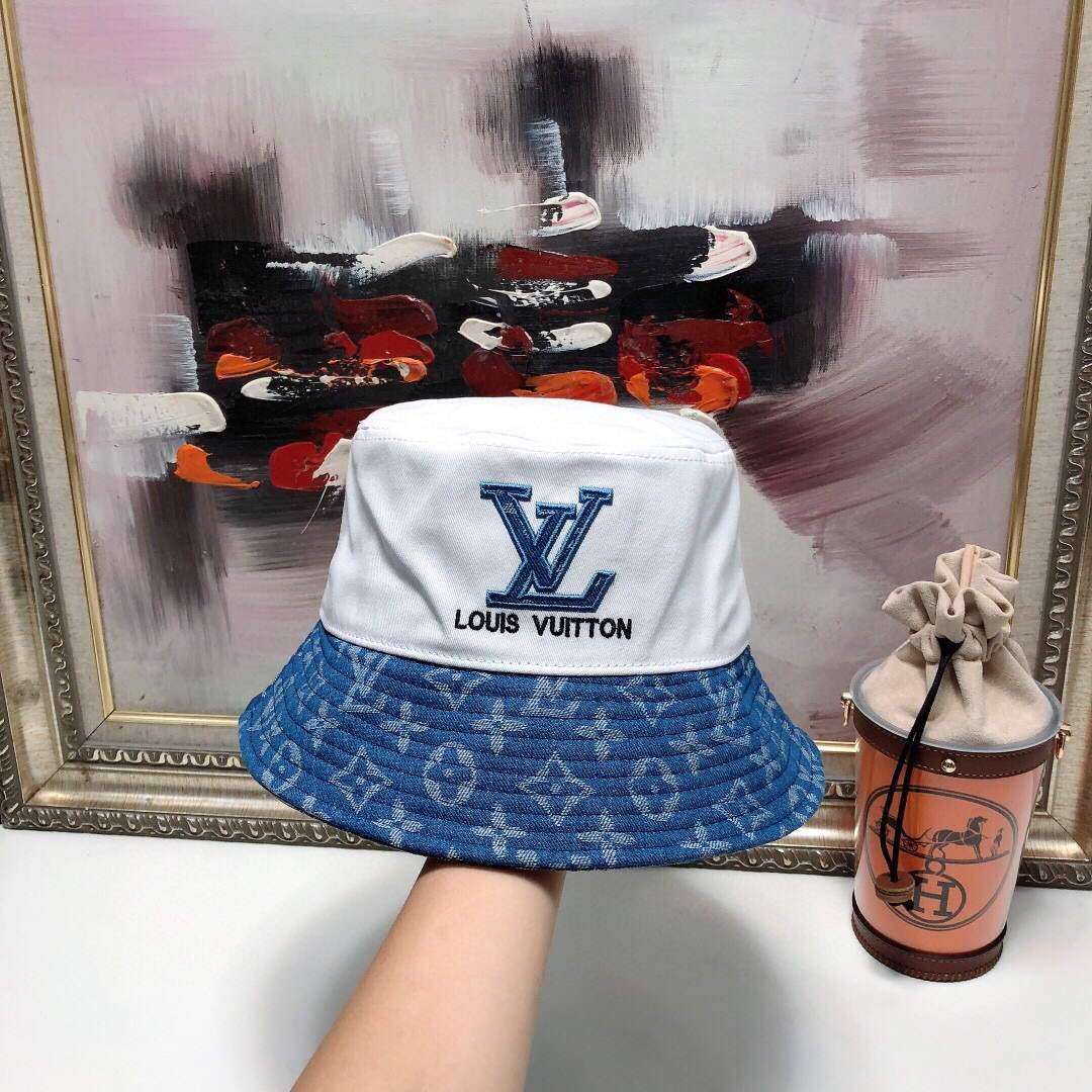 LV L60014 Louis Vuitton Hats Designer LV Cap Sun Hat Black