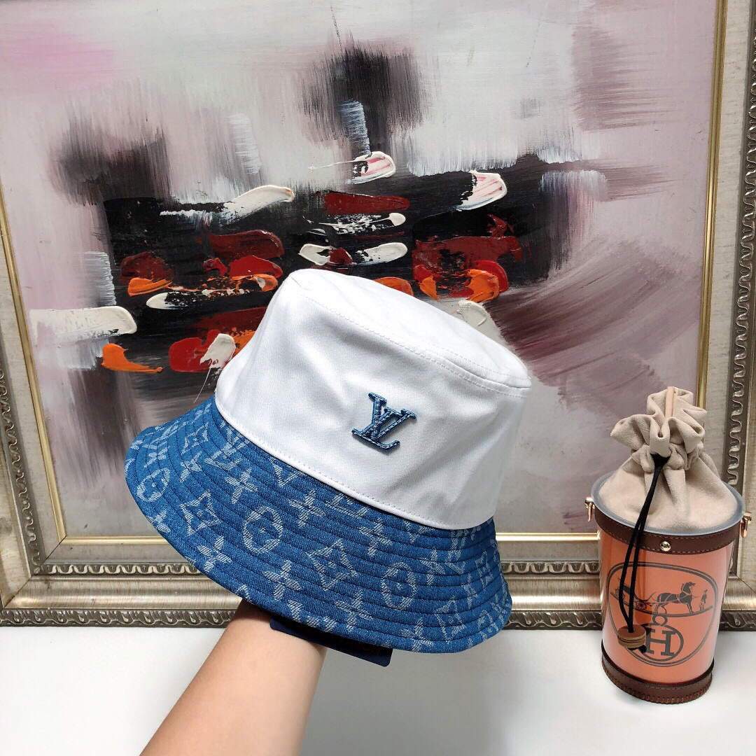 LV L60014 Louis Vuitton Hats Designer LV Cap Sun Hat Black