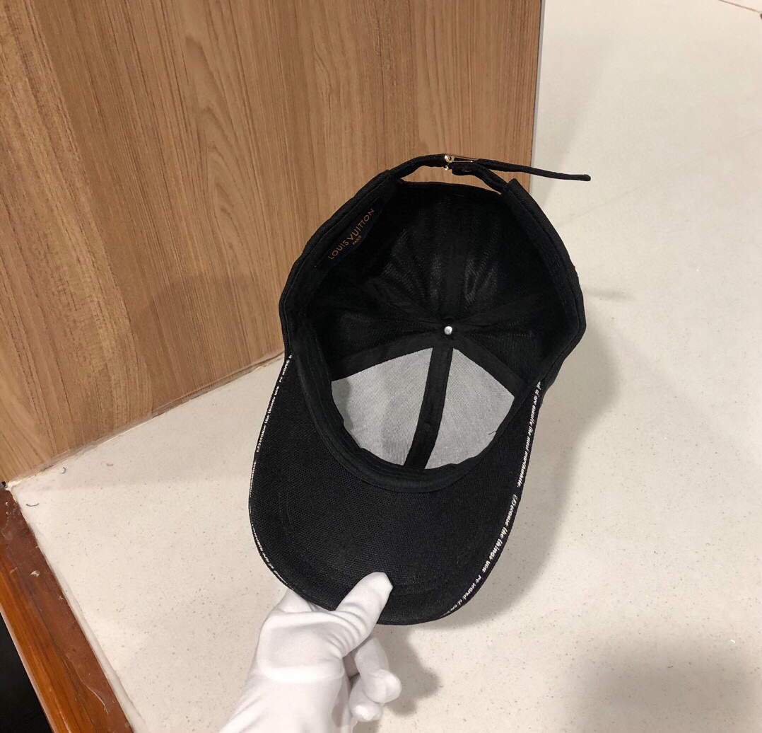 LV L60016 Louis Vuitton Hats Designer LV Cap Sun Hat Black