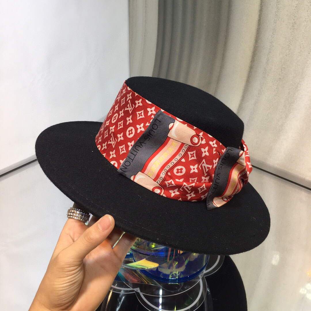 LV L60019 Louis Vuitton Hats Designer LV Cap Sun Hat Black