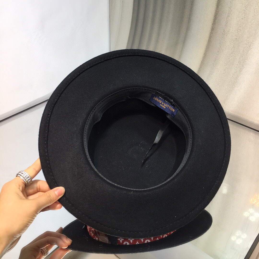LV L60019 Louis Vuitton Hats Designer LV Cap Sun Hat Black