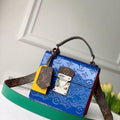 LV M90376 Louis Vuitton M90375 Spring Street Bag Blue Red - luxibagsmall