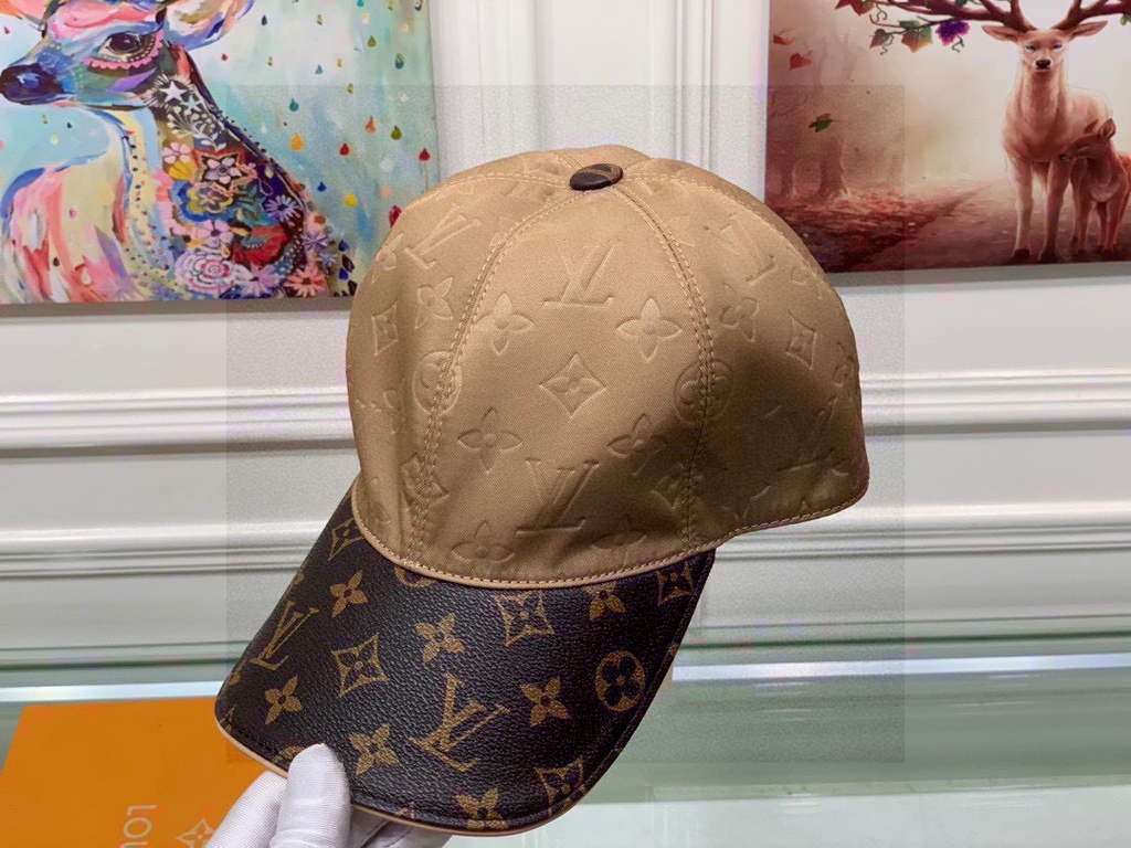 Louis Vuitton Hat Designer LV Cap Sun Hat L600210 - Default Title - View 1