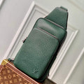 LV M30860 Louis Vuitton Avenue Sling Bag Green - Default Title - View 1