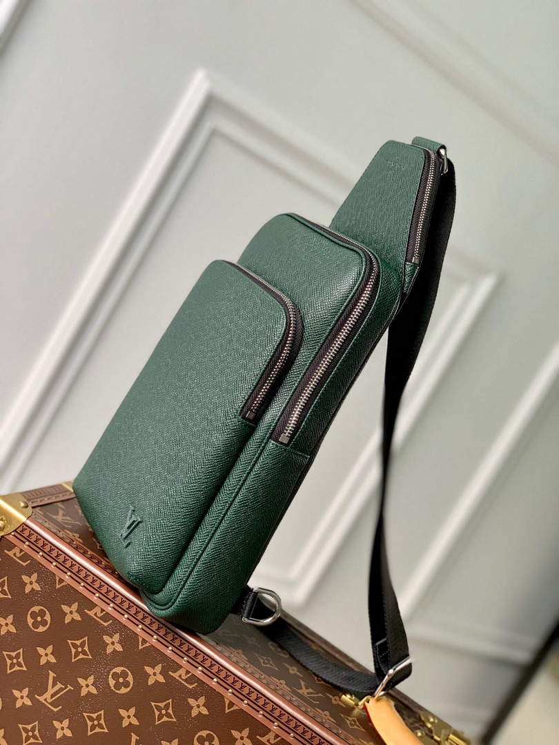 LV M30860 Louis Vuitton Avenue Sling Bag Green - Default Title - View 2