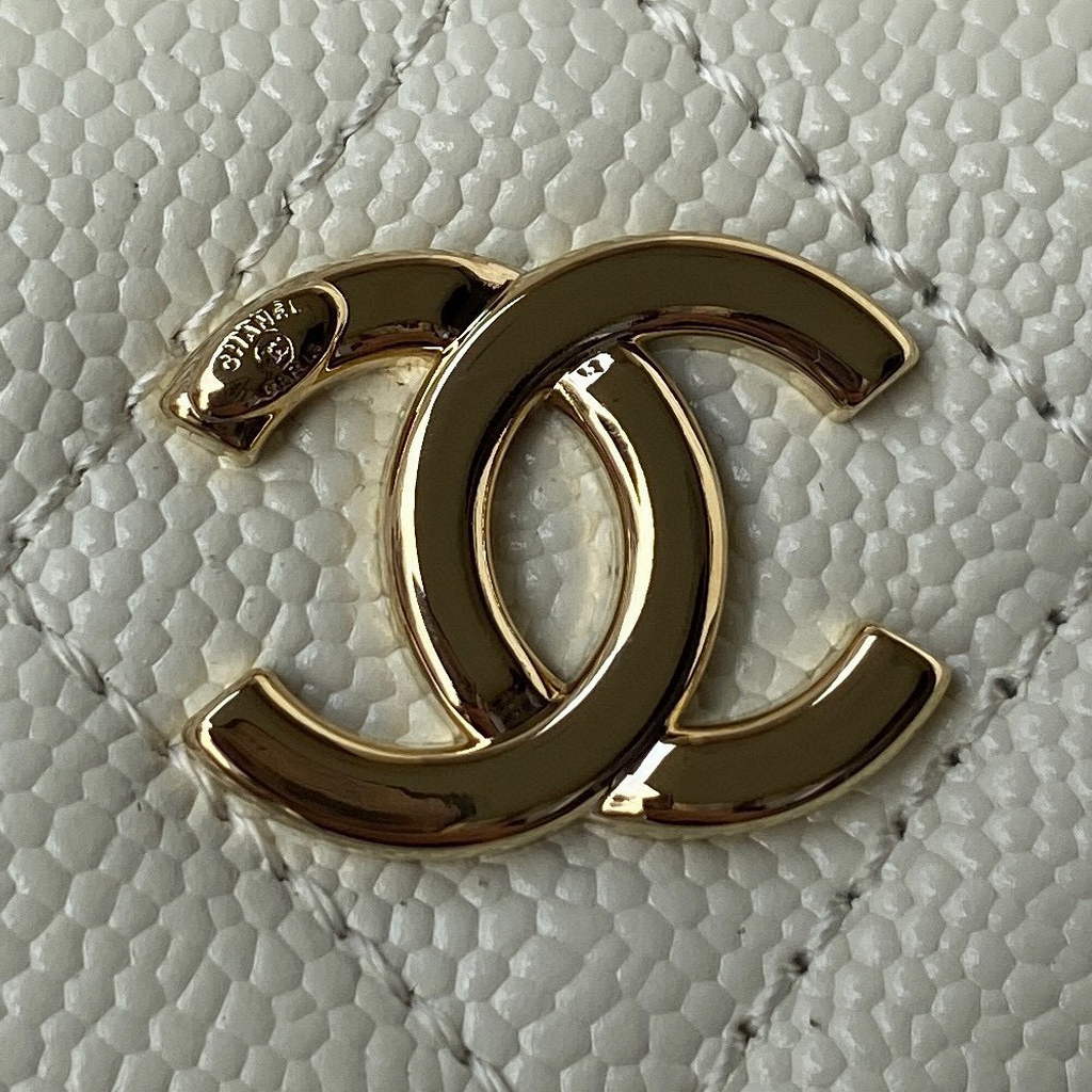 Chanel AP2634 Small Vanity with Chain Bag White