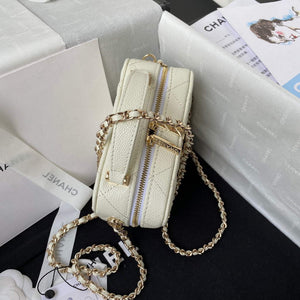 Chanel AP2634 Small Vanity with Chain Bag White - Default Title - View 5