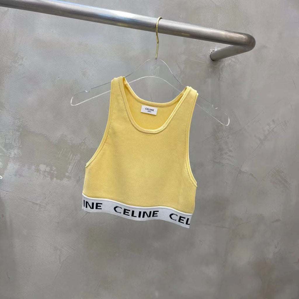 Celine Technical Jersey Bra Top Vest C90030