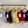 Celine Technical Jersey Bra Top Vest C90030 - Black / S - View 1