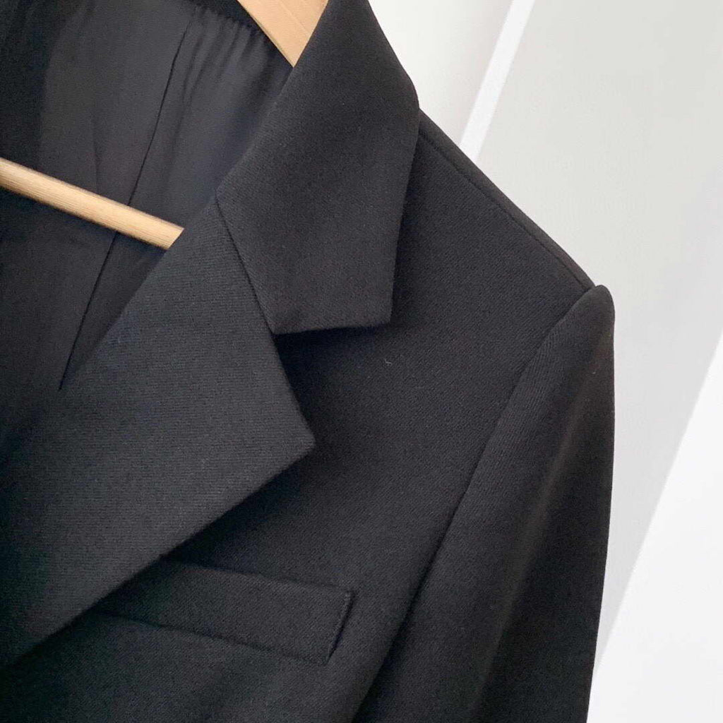 Prada Women's Clothing Single-Breasted Jacket Black 88030