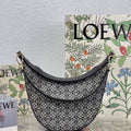 LOEWE A923PL9X01 Luna bag in Anagram jacquard and classic calfskin - Default Title - View 1