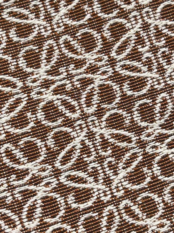LOEWE A923PL9X01 Luna bag in Anagram jacquard and classic calfskin Tan/Pecan