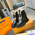 Louis Vuitton Women's Shoes 1A95X7 Metropolis Flat Ranger Boots 2022 Cellection 001 - 35 - View 1