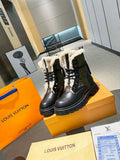 Louis Vuitton Women's Shoes 1A95X7 Metropolis Flat Ranger Boots 2022 Cellection 001