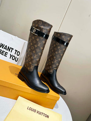 Louis Vuitton Women's Shoes 1AABES Westside Flat High Boots 2022 Collection 001 - 35 - View 1