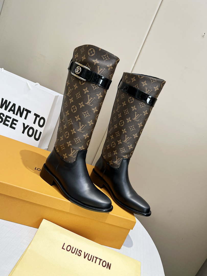 Louis Vuitton Women's Shoes 1AABES Westside Flat High Boots 2022 Collection 001 - 35 - View 1