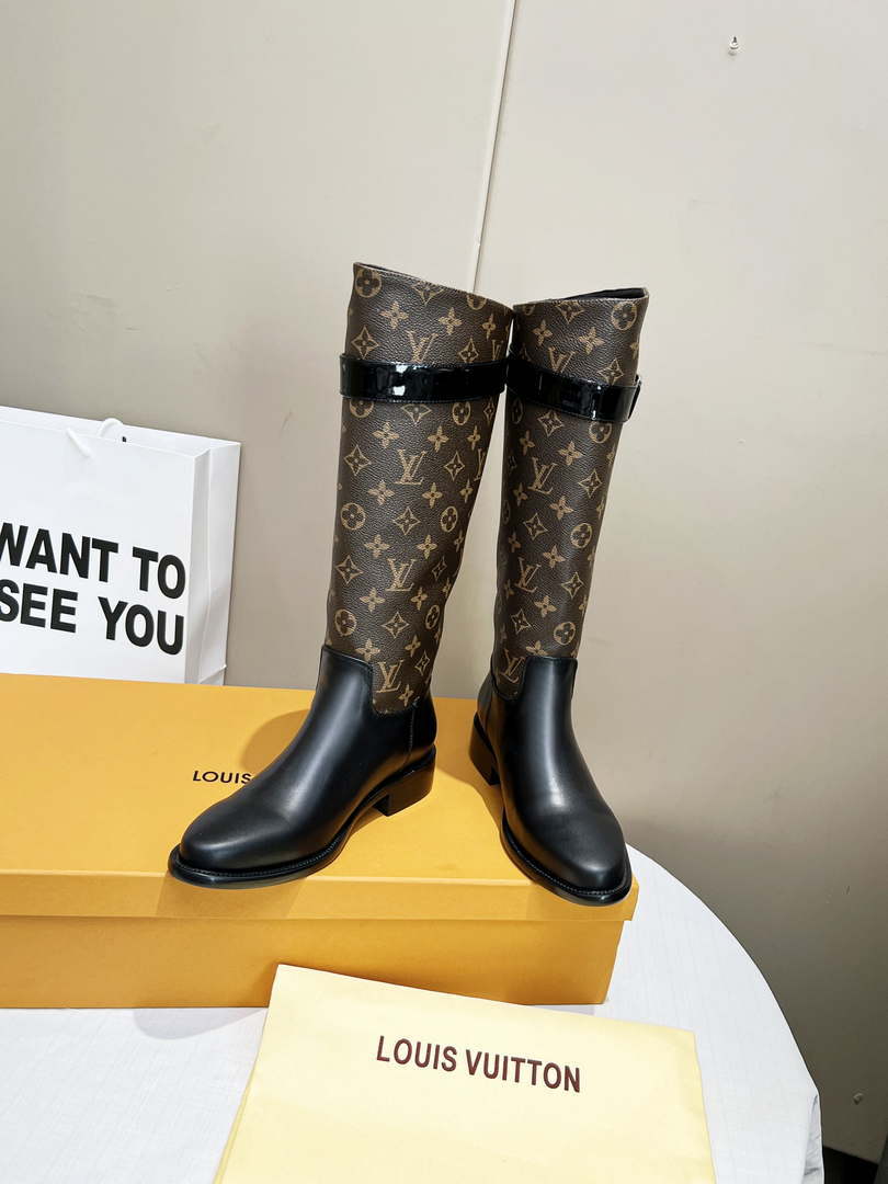 Louis Vuitton Women's Shoes 1AABES Westside Flat High Boots 2022 Collection 001 - 35 - View 2